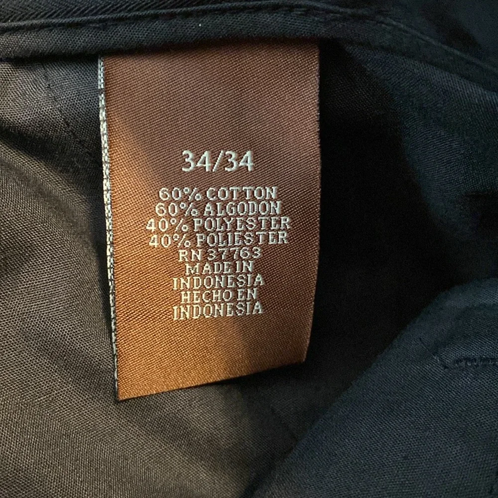 Perry Ellis Classic Fit Black Slacks NWT